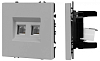 Розетка двойная Ethernet RJ-45 без рамки Arlight SCT-NOBE 059451 100_100_3089744